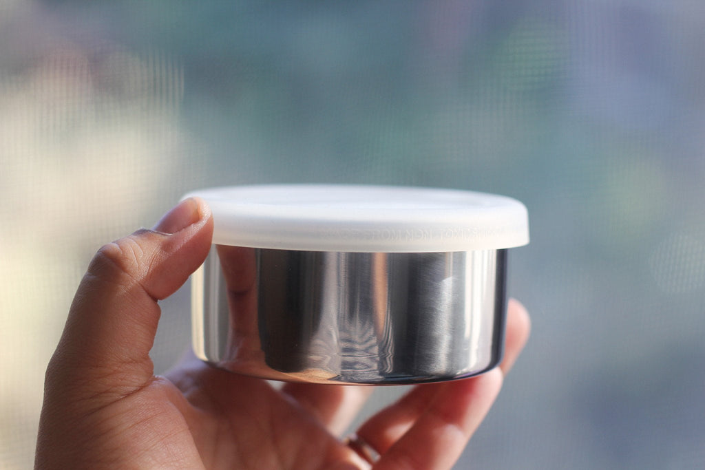 100% Plastic Free Lids on ECOlunchbox Food Containers