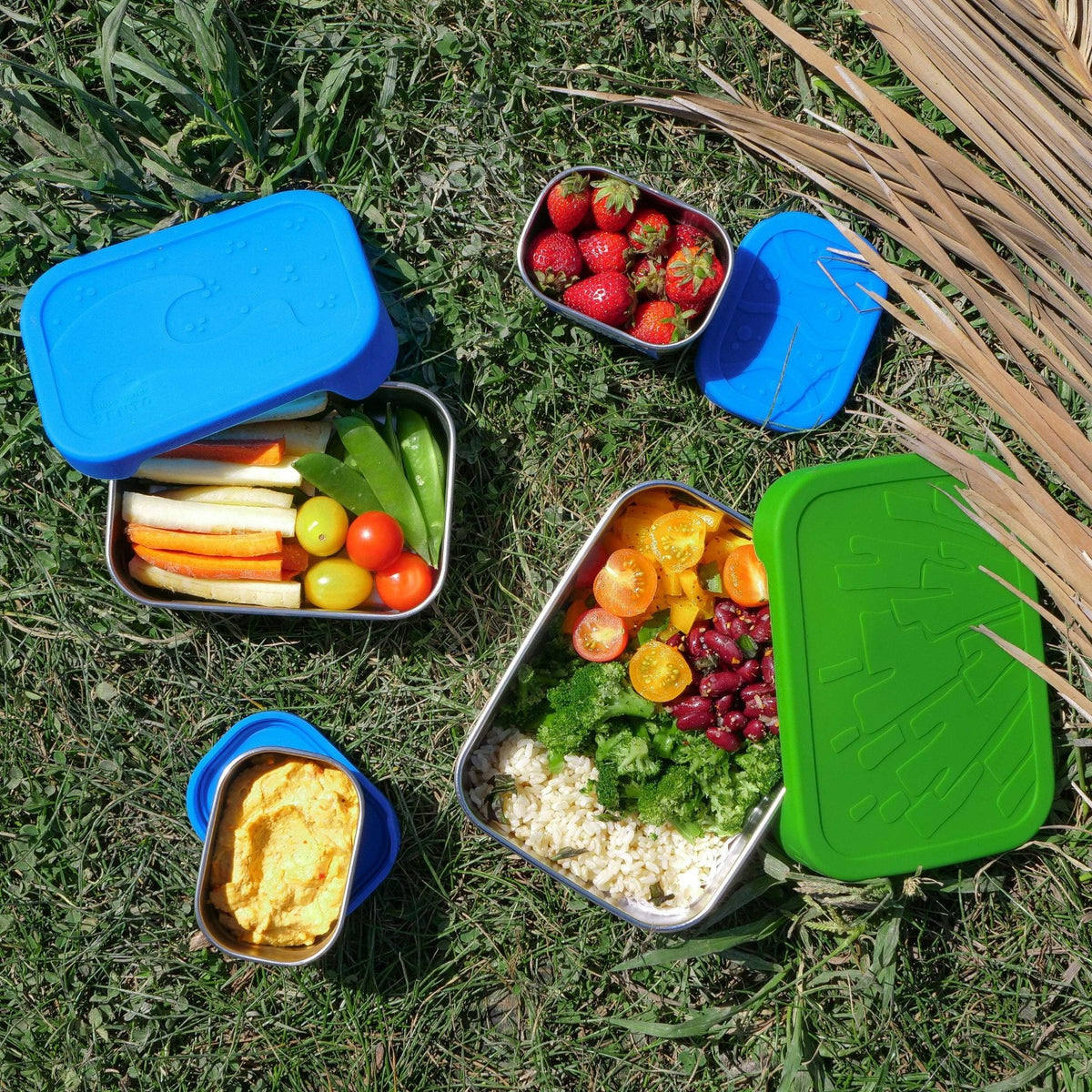 4 Modular Food Storage Containers (Splash Box Quad Set)