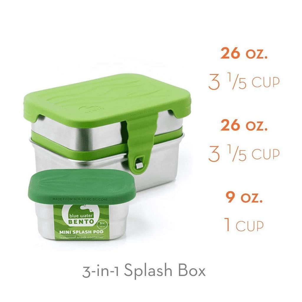 Blue Water Bento Lunchbox 3-in-1 Splash Box