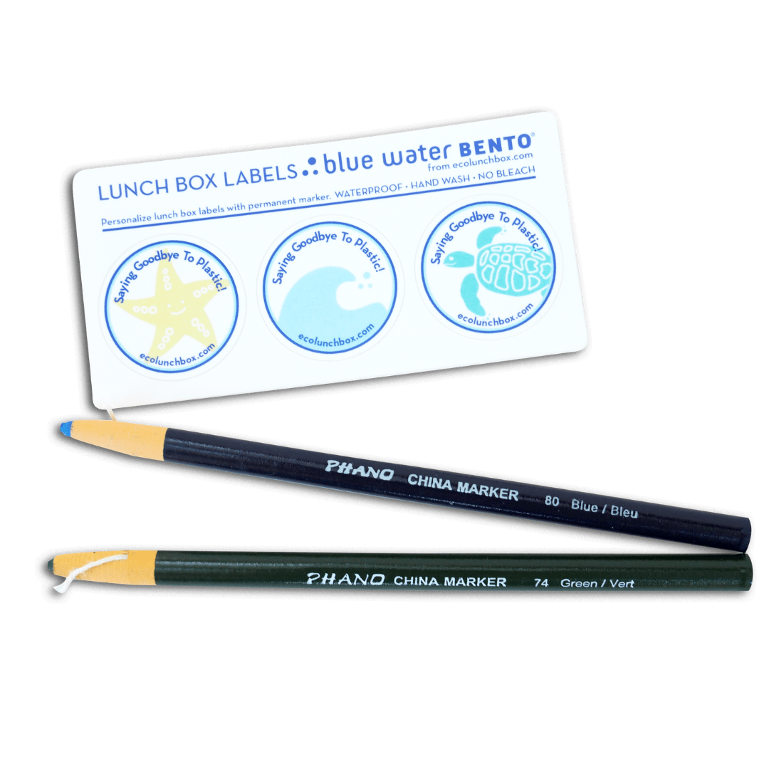 Wax-Based Colored Pencils and Dishwasher-Safe Labels