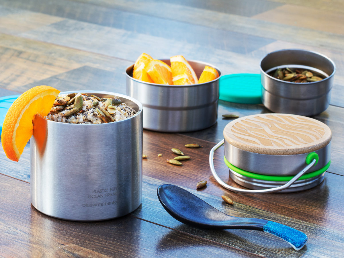 Circular Steel Food Container Designs | ECOlunchbox