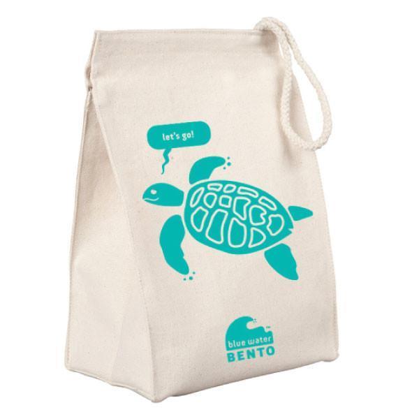 Blue Water Bento Lunch Bags Lunchbag Sea Turtle