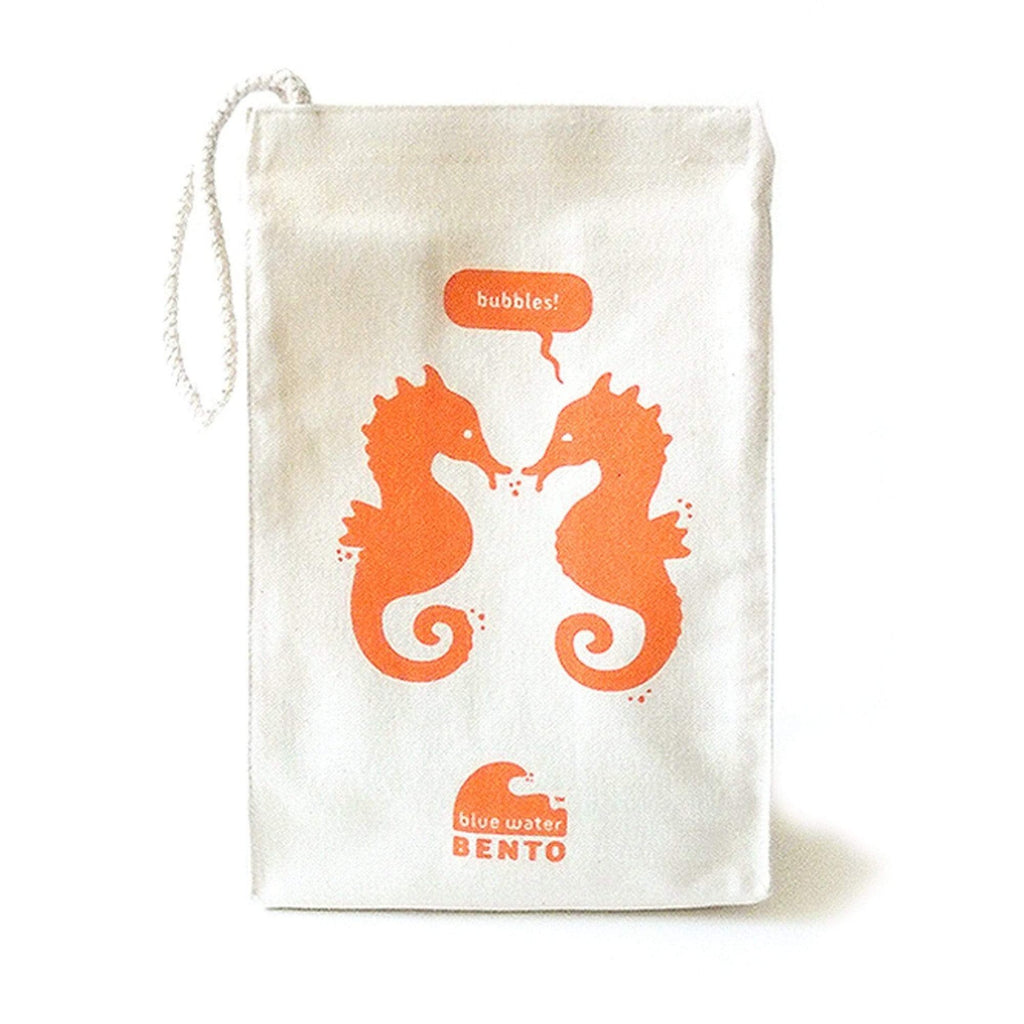 Blue Water Bento Lunch Bags Lunchbag Seahorse