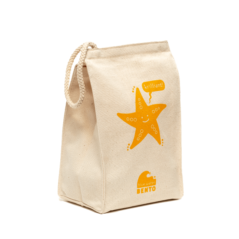 Blue Water Bento Lunch Bags Lunchbag Starfish