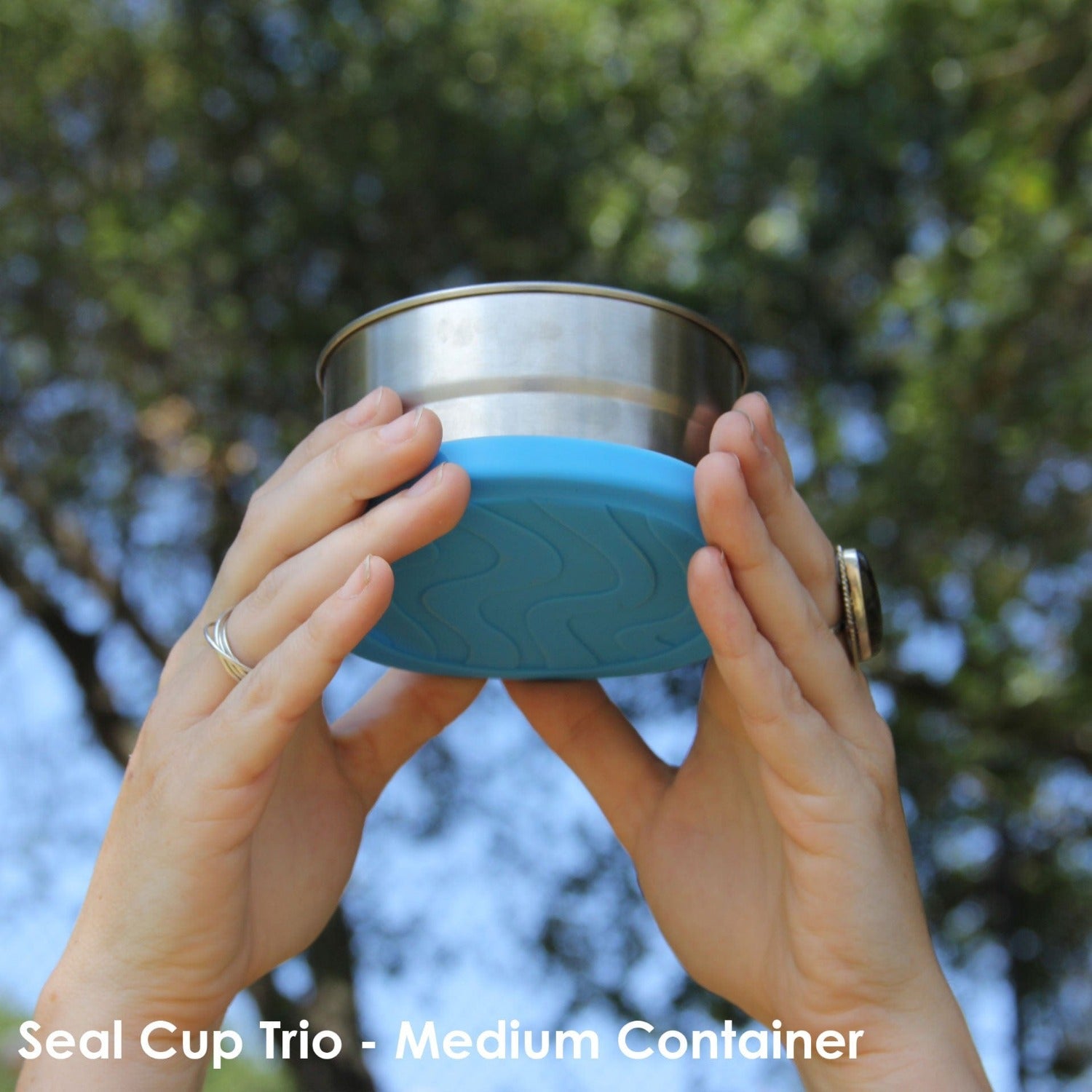 Seal Cup Meal Prep Set of 5 | Metal Food Storage Containers