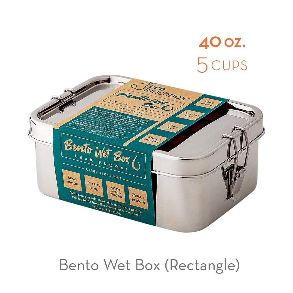 ECOlunchbox Lunchbox Bento Wet Box (Large Rectangle)