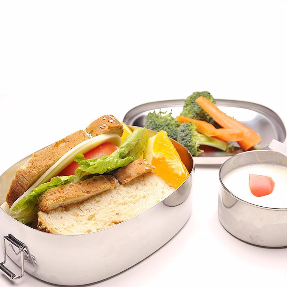 ECOlunchbox Lunchbox Oval & Snack Cup