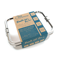 ECOlunchbox Wholesale Wholesale Bento Wet Box (Large Rectangle) (6-Pack) NEW!!